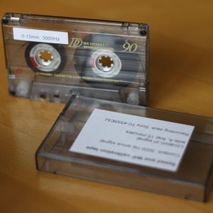 Speed calibration test tape for cassette deck or walkman or boombox - 3000 Hz