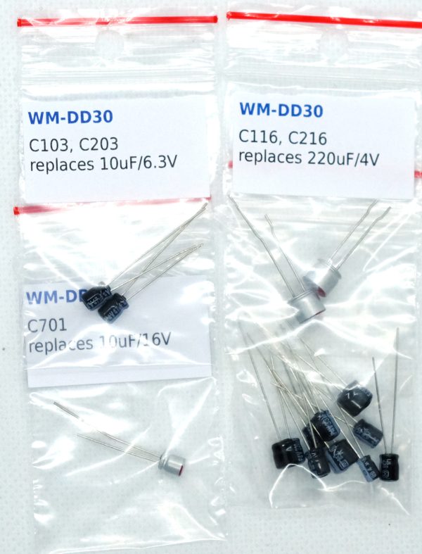 Sony WM-DD30 Capacitor upgrade kit