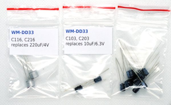 Sony WM-DD33 Capacitor upgrade kit