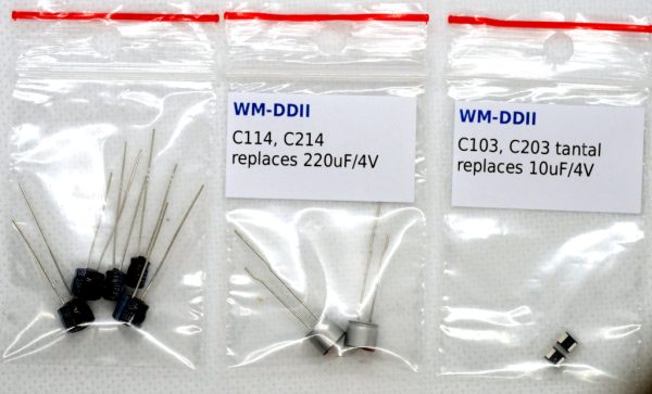 Sony WM-DD2 Capacitor upgrade kit