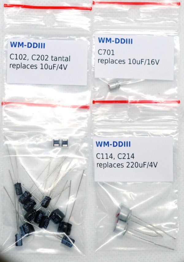 Sony WM-DD3 Capacitor upgrade kit