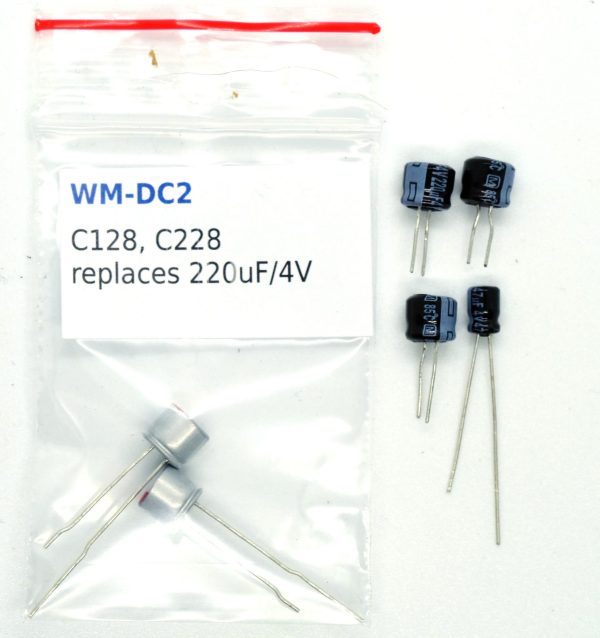 Sony WM-DC2 Capacitor upgrade kit