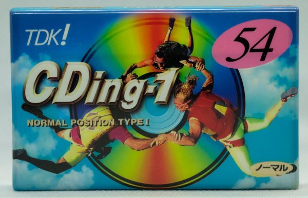 TDK CDIng1 54 blank, sealed audio cassette, new unused (IEC Type I / Position normal)