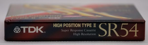 TDK SR 54 blank, sealed audio cassette, new unused (IEC Type II / Position chrome) - Image 2