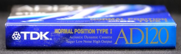 TDK AD 120 blank, sealed audio cassette, new unused (IEC Type I / Position normal) - Image 2