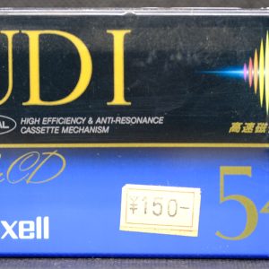 Maxell UDI 54 blank, sealed audio cassette, new unused (IEC Type I / Position normal)