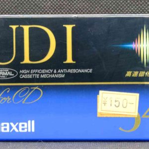 Maxell UDI 54 blank, sealed audio cassette, new unused (IEC Type I / Position normal)
